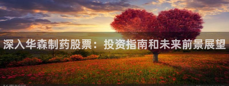 九游会老哥俱乐部官网：深入华森制药股票：投资指南和未来前景展望