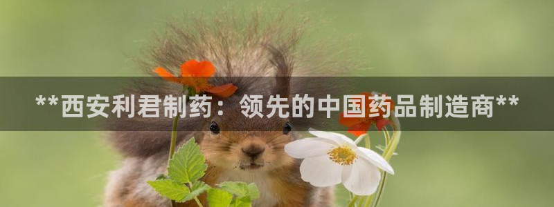 九游会老哥俱乐部官网：**西安利君制药：领先的中国药品制造商**