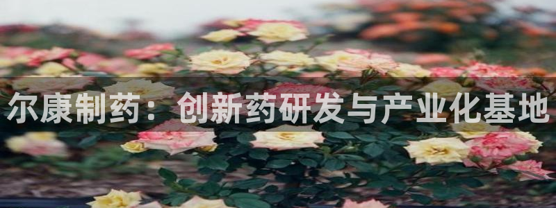 九游老哥俱乐部官网登录网址：尔康制药：创新药研发与产业化基地