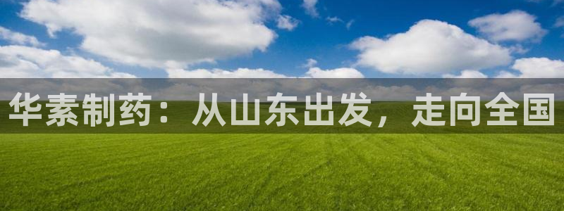 j9九游会老哥俱乐部交流区：华素制药：从山东出发，走向全国