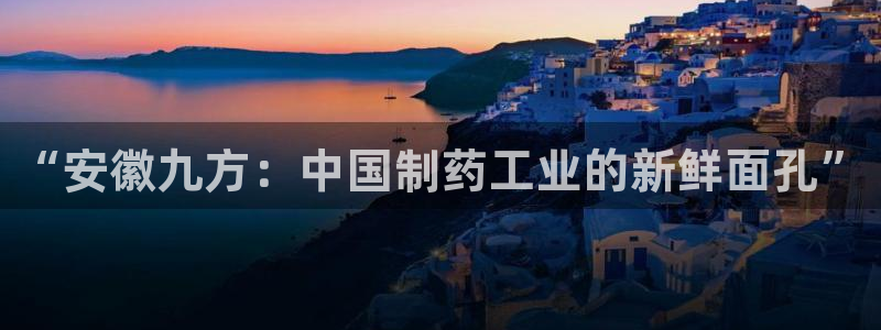 九游会老哥俱乐部必备的交流社区论坛：“安徽九方：中国制药工业的新鲜面孔”