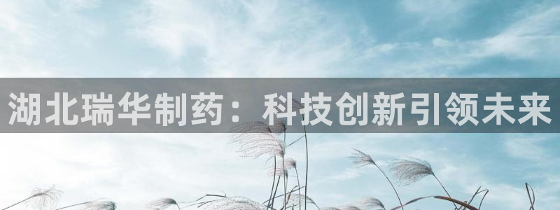 ag九游会老哥俱乐部：湖北瑞华制药：科技创新引领未来