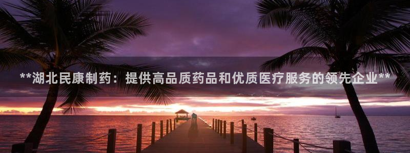 九游会老哥必备的交流社区九：**湖北民康制药：提供高品质药品和优质医疗服务的领先企业**