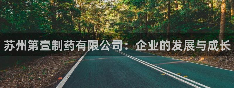 ag九游老哥俱乐部：苏州第壹制药有限公司：企业的发展与成长
